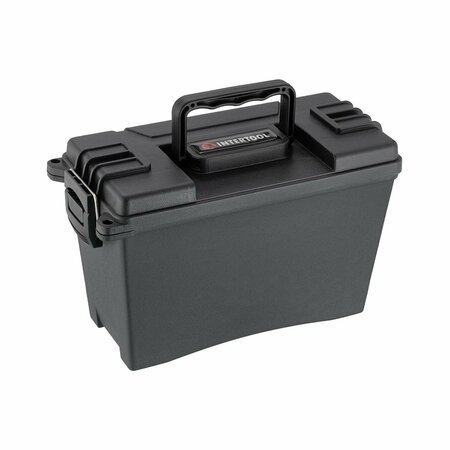 INTERTOOL Ammo Box, Water Resistant Storage Box - Black BX08-0290